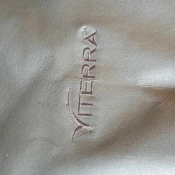 (M) Canada Sportswear Genuine 100% Leather Shell Moto Biker Satin Quilted Lined - Picture 10 of 11